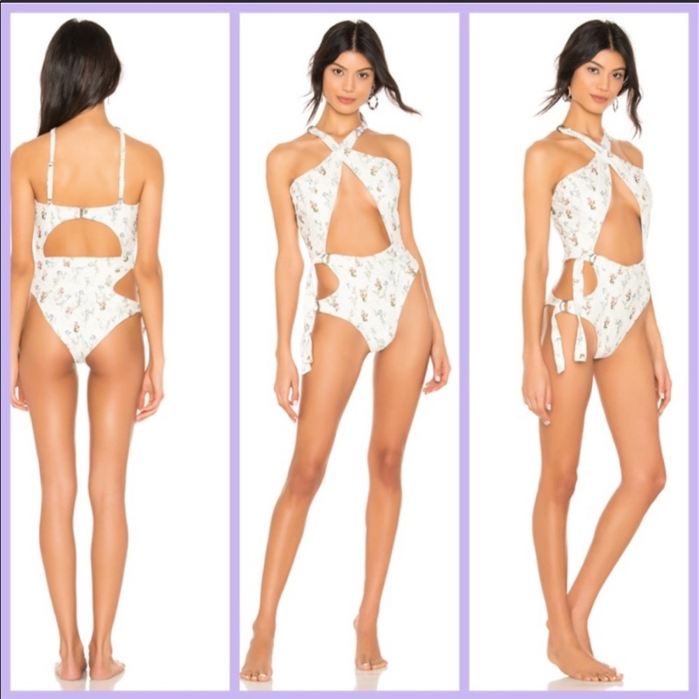 New For Love & Lemons Brooke One Piece XS